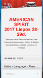 Mobile Screenshot of americanspirit.lt